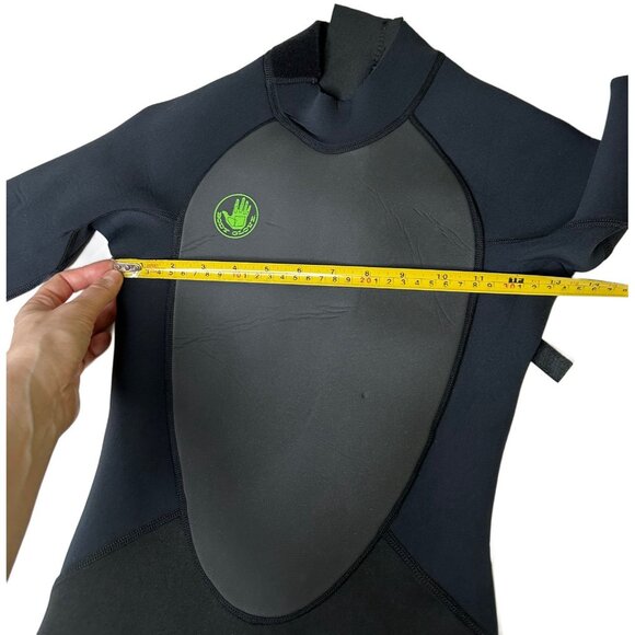 Body Glove JUNIOR PRO 3 BACK ZIP FULLSUIT 3/2MM Full Wetsuit - BLACK Size 10 - Picture 10 of 12